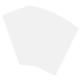 sourcing map 100 Sheets Heat Reactive Foil, 20x29cm Silver Foil Transfer Sheets Toner Reactive Foil Transfer Foil Sheets Hot Foil Stamping Paper for Crafts DIY Cardmaking Album Decoration