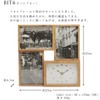 マグネット(Magnet) フォトフレーム 兼用 時計 ビット フォー 壁掛け 置き 兼用 4.3×23×23cm