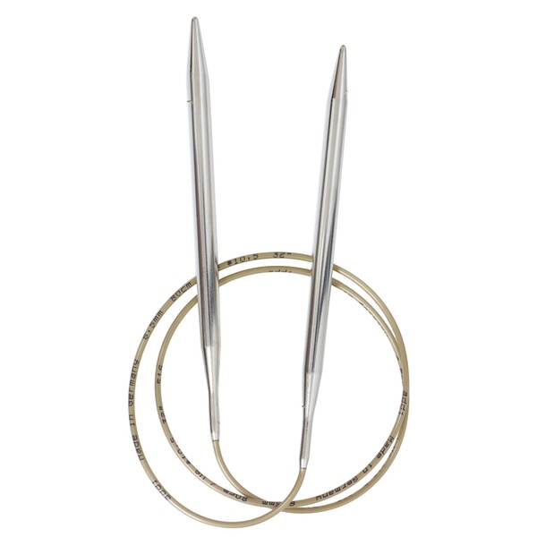 Addi Circular Knitting Needle, 6,5/80cm, Silver