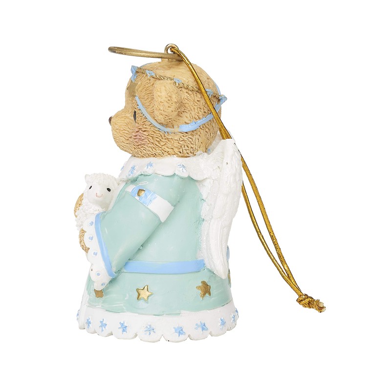 Roman Cherished Teddies, 2019 Dated Angel Bell Teddy Bear Ornament,