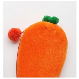 Carrot Slim Pencil Case, New Entry, Cute, Pencil Case, Ballpoint Pen, Office Goods, Fashion, Office Supplies, School Supplies, Desk Storage, Small Items, Simple, Pair, Portable, High School Students,