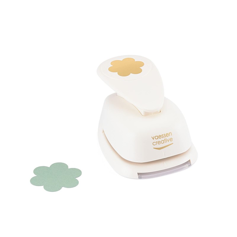 Vaessen Creative Craft Paper Punch Flower Motive Puncher, Multi-Colour, 50
