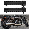 Motoforti 2pcs 35mm Universal Motorcycle Exhaust Silencer Exhaust Insert Muffler