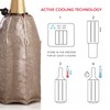 vacu vin Champagne Cooler Platinum Pattern