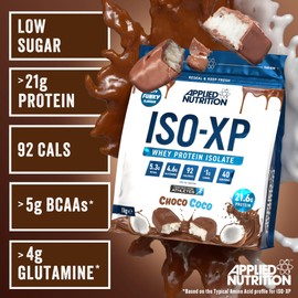 Applied Nutrition ISO XP Whey Isolate - Whey Protein Isolate Powder, ISO-XP Funky Yummy Flavours (1kg - 40 Servings) (Choco Coco)