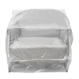 EHRGK Plastic Couch Cover,Clear Sofa Cover,Waterproof Furniture Covers for Moving and Storage,Couch Cover Moving Bags,Plastic Sofa Bag Slipover Furniture Protector,Recliner Cover
