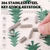 Keadic Key Stock Assortment Set, 140Pcs 304 Stainless Steel, 16