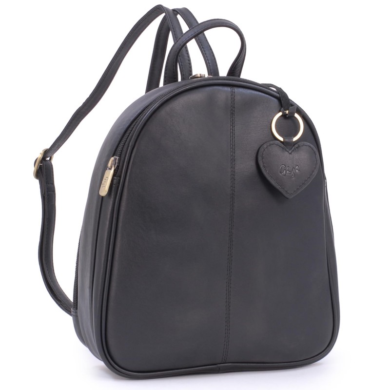 Gigi - Small Leather Fashion Backpack For Women - Rucksack