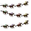 AK Giftshop Horse Racing Bunting Banner Garland Party Decorations -