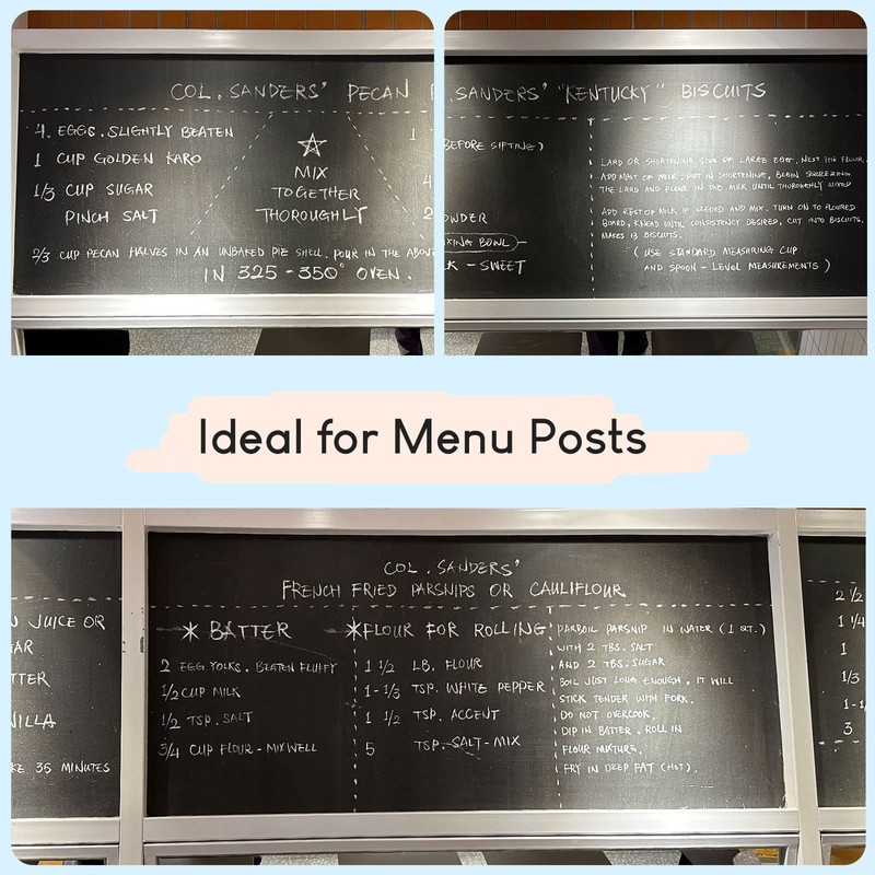 STATIONERY ISLAND White Chalk Pens for Blackboards, 6mm Reversible Nib