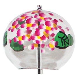 Shinohara Fires Wind Chimes Wind Chimes Hydrangea Pink