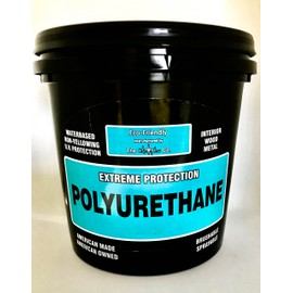 CrystaLac Extreme Protection Water Based Polyurethane (Semi Gloss, 16oz Pint)