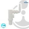 tecuro -58750- Appliance siphon for washing machines and dishwashers, compatible