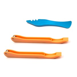 Copper Foil Hand Foiler for Stained Glass, 7/32" and 1/4" Hand Foiler Tool Kits, Orange