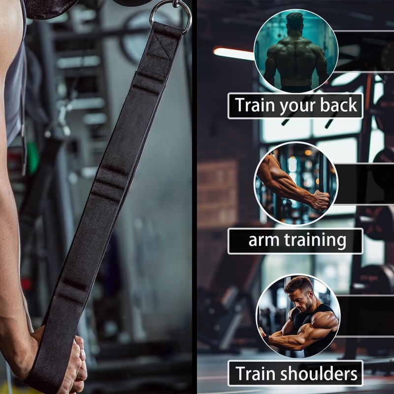 Triceps Rope for Gym with Larger Range of Movement, 3