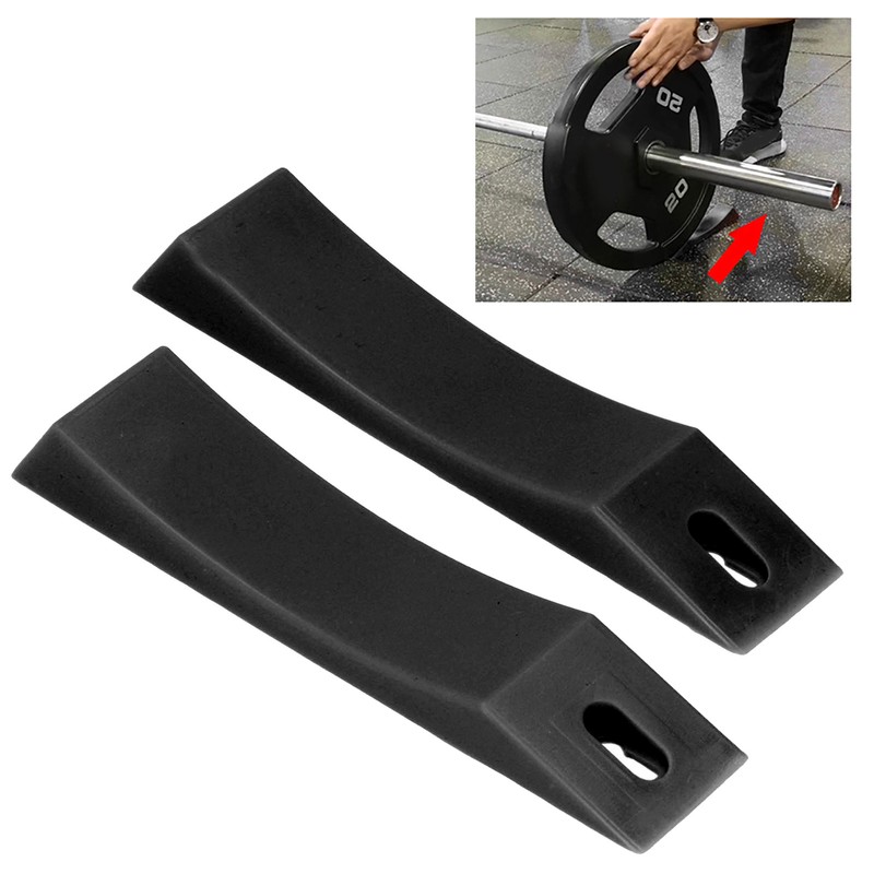 Barbell Load Unload Plates Silicone Cushion Barbell AntiSlip Wedge for