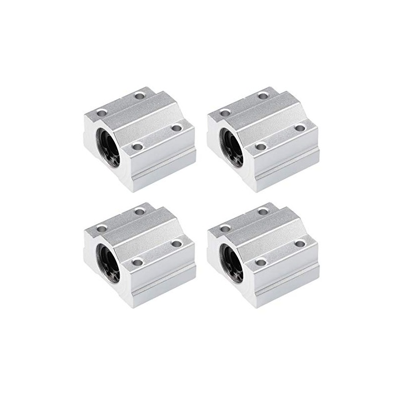 sourcing map Pack of 4 Linear Ball Bearings SCS10UU Sliding