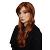 ALLAURA Compatible with Anna-Wig-Fits-Women-And-Snow-Sister-Long-Auburn-Red-Costume-Wigs-Cosplay