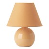 peach-colored table lamp Primo, 61047/38 Brilliant