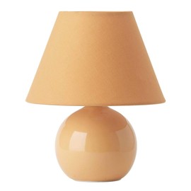 peach-colored table lamp Primo, 61047/38 Brilliant