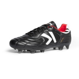 KELME Indoor Soccer Cleats Mens Football Boots Softball Rugby Cleats FG Firm Ground Soccer Shoes Unisex Adult Black Size 8