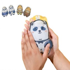 Portable mini thermal water bag 4p character cute cold protection 4 piece set