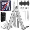 BIBURY Multitools, Multi Tool Foldable Pliers with Upgraded Saw, Large