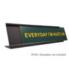 2" x 8" Nameplate Desktop Holder 2 Pack (Black)