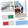 MAGICLULU 10 Pcs Creative Signage Sliding Door Signs Slides Red