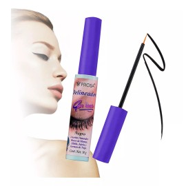 Prosa Delineador Liquido De Ojos Brocha 4 En 1 Negro Prosa 10 Gr