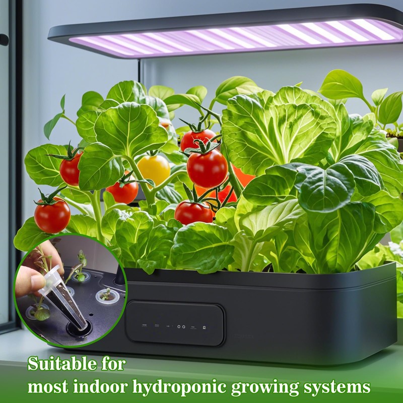 GOTVUGE 50pcs Grow Sponges for Hydroponics, Hydroponics Growing System Pods,
