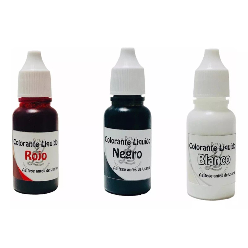 La Brujita Wax 4 Colorantes Líquidos Para Velas Concentrado. 15