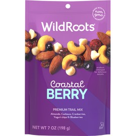 WildRoots Trail Mix, Made with Non-GMO Ingredients & Natural Flavor Coastal Berry, 7 Ounce (Pack of 1)