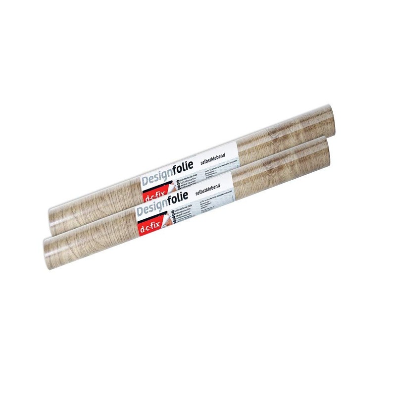d-c-fix 346-0668-2PK Decorative Self-Adhsive Film, Ribbeck Oak, 17" x 78"