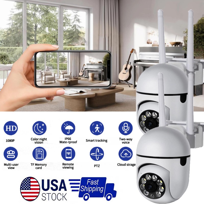 2Pcs Yi Lot HD 1080P Wireless Wifi 5G Home Security