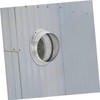 Tofficu Exterior Wall Vent Cover Stainless Steel Exhaust Vent Cap