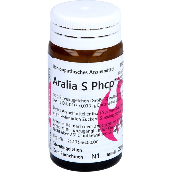 Aralia S Phcp Globules 20 g