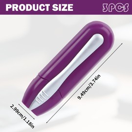 3 Pcs Glasses Cleaner Tool,Eyeglass Cleaner Tool,Eye Glasses Cleaner Tool,Eyeglass Cleaner Portable,Eyeglass Cleaner Portable,Easily to Carry for Travel Commutes Office School