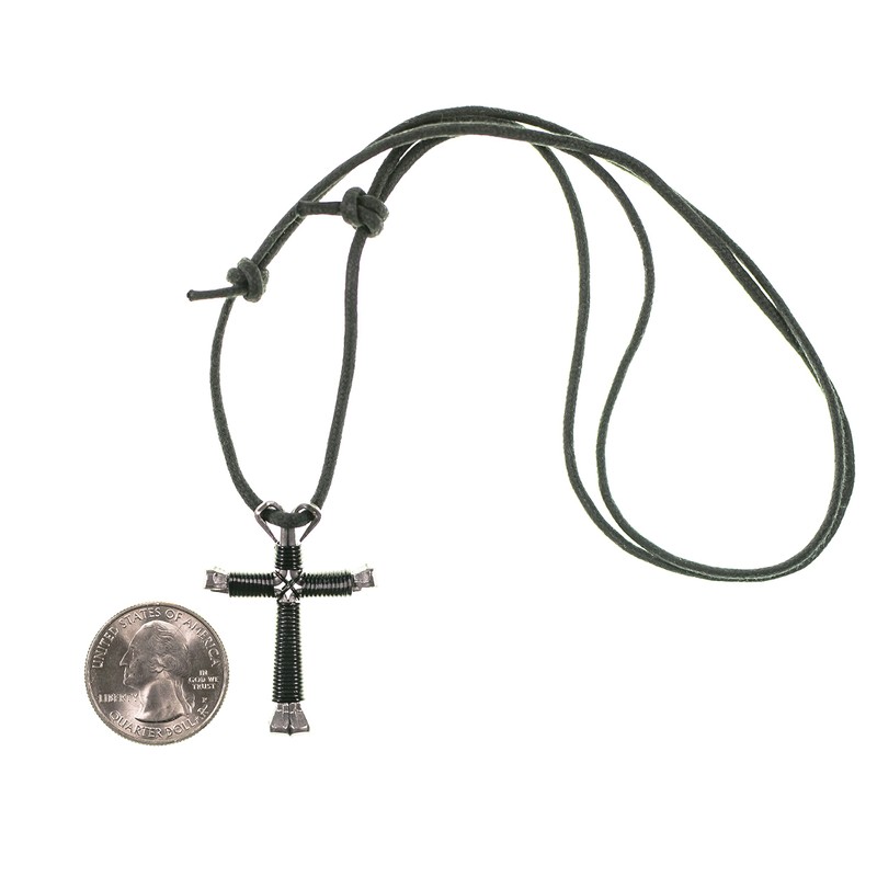 Intercession Horseshoe Necklace (Black)