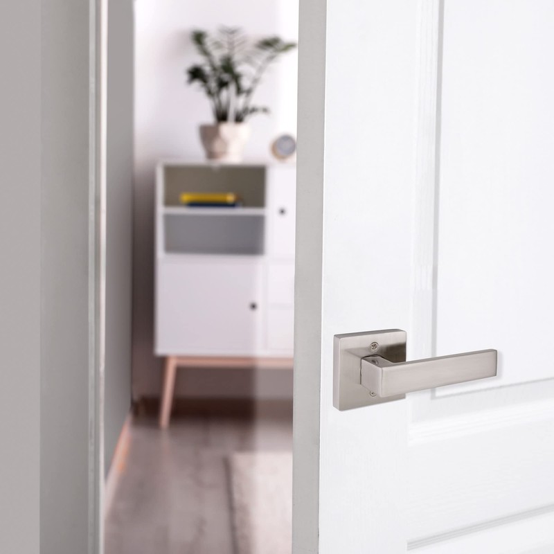 Design House 582312 Karsen Dummy Lever Handle, Satin Nickel, 2