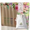 Gardenika Organic Loose Leaf Tea Sampler - Herbal Caffeine-Free Set