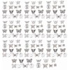 Zhiheng 140pcs Butterfly Bead Charms Silver Plated Assorted 14 Butterflies Species Alloy Pendants for Jewelry Filigree Earring Bracelet Dangle Necklace Choker Making