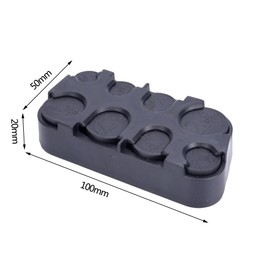 Coin Storage, Pack of 2 Change Storage, Euro Coin Holder, Coin Sorter, Coin Collector, Coin Dispenser, Coin Box, for Car, Taxi, 8 Compartments from 2 Euro to 1 Cent (Black)