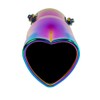 Bielpord 2.5 inch Inlet Heart Shaped Universal Car Exhaust Tips
