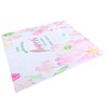 Summer Floral Pattern Shower Curtain with Hook Bathroom Curtain for