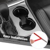 Jimen Compatible with Jeep Grand Cherokee 2011-2021, Front Cup Holder