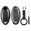 XUKEY Carbon Fiber Remote Key Shell Key Fob Case for