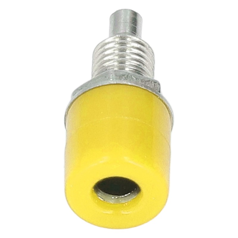 100Pcs Banana Socket M6 4mm Good Transmission Excellent Manufacture Electrical
