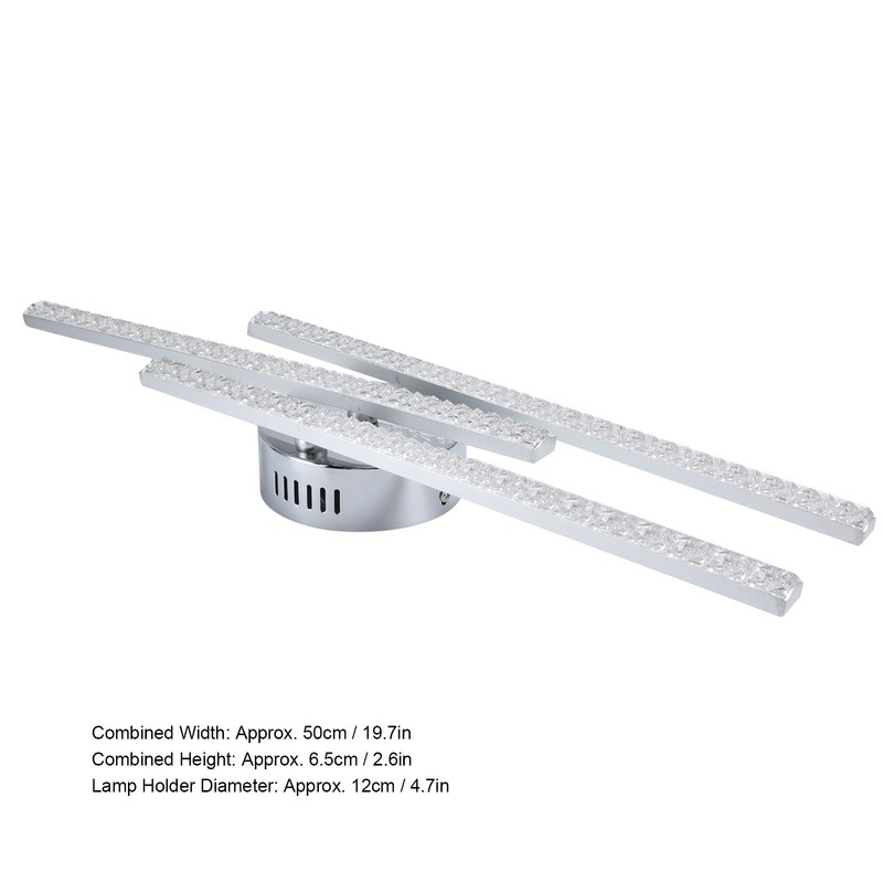 3Strips LED Ceiling Lamp Modern CeilingMounted Light Living Room Bedroom