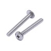 1/4"-20 x 2-1/2" Stainless Truss Head Phillips Machine Screw, (25
